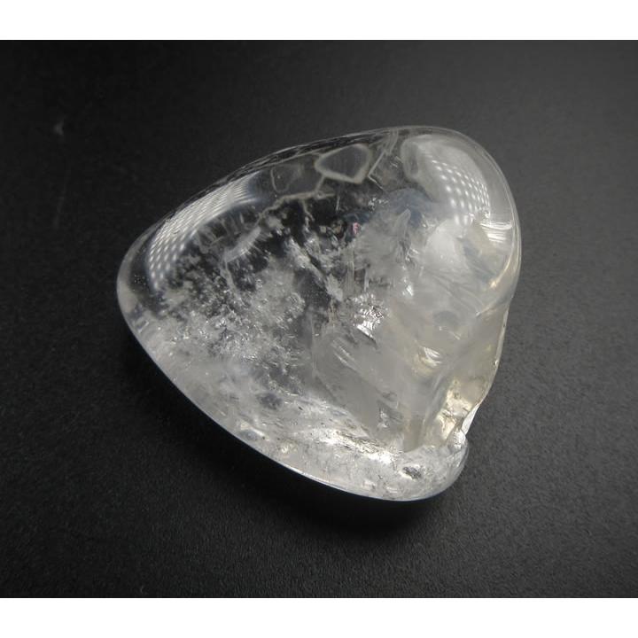 ロシレムアイスクォーツ タンブル 23g 虹あり 第44チャクラを開くアクエリアス時代の石 原石 rusice127_3
