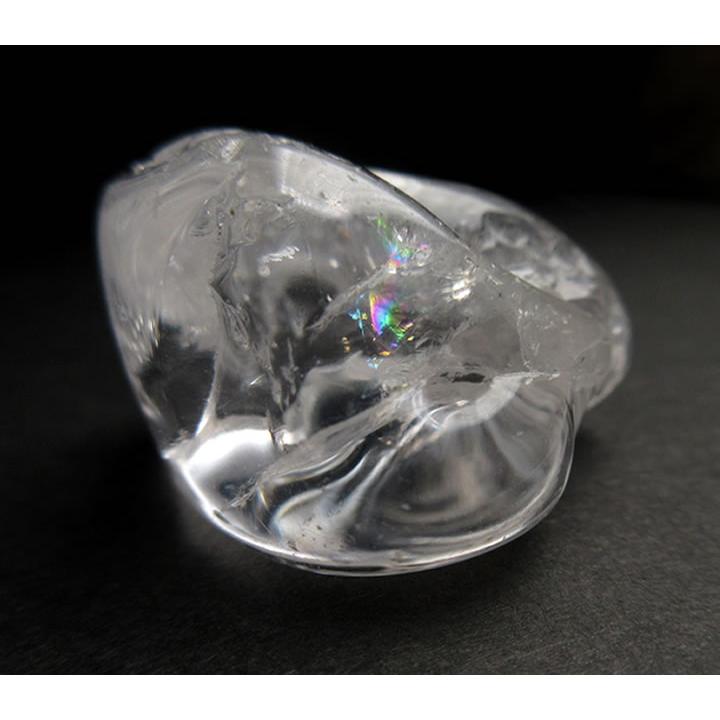ロシレムアイスクォーツ タンブル 23g 虹あり 第44チャクラを開くアクエリアス時代の石 原石 rusice127_5