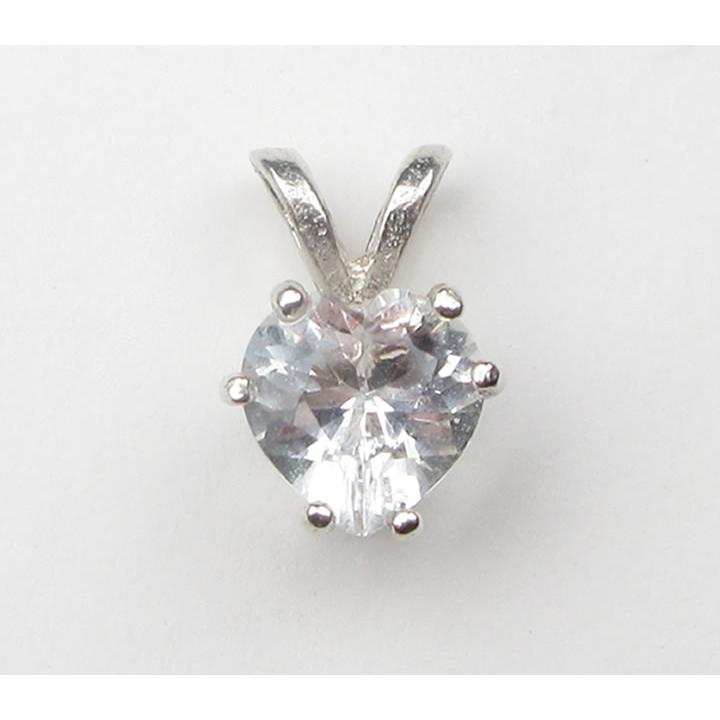 アゾゼオ サチャロカクリアアゼツライト ハート6mm ペンダントトップ