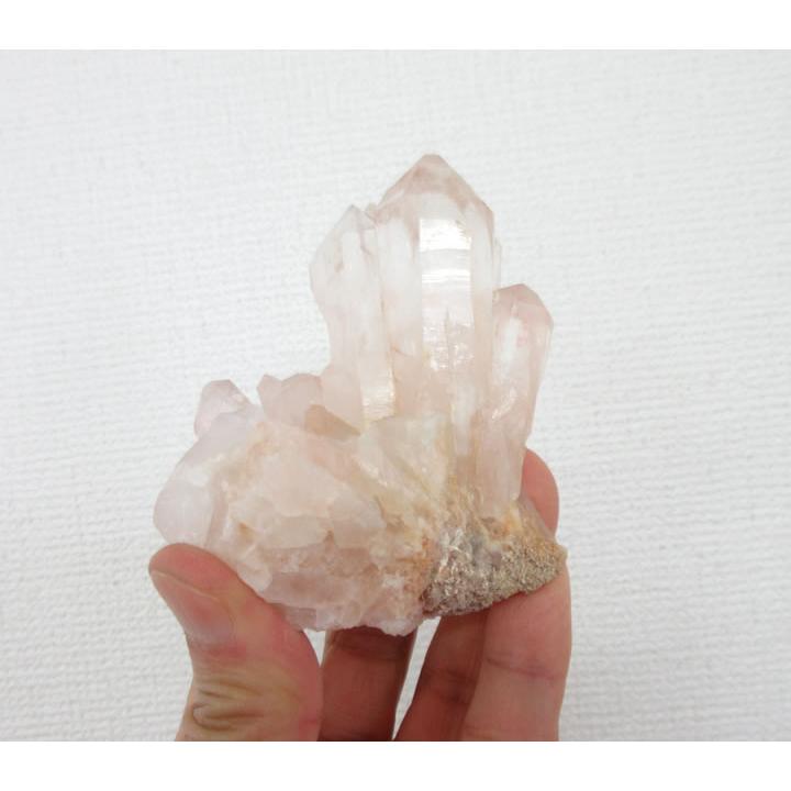 シチュアンピンククォーツ クラスター 四川省産 ピンク水晶 原石 浄化