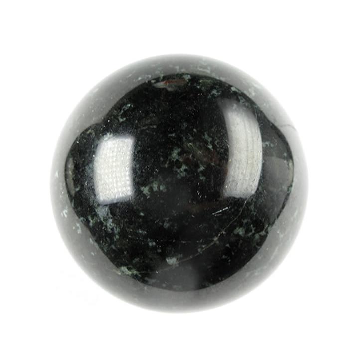 高品質　プレナイト　スフィア　ブラックトルマリン　笑口 ブラックトルマリン 50mm 195g スフィア 丸玉古来より用いられた強い