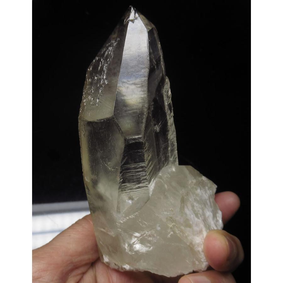 トライゴーニッククォーツ 水晶 大変稀少なシトリン 虹あり360g