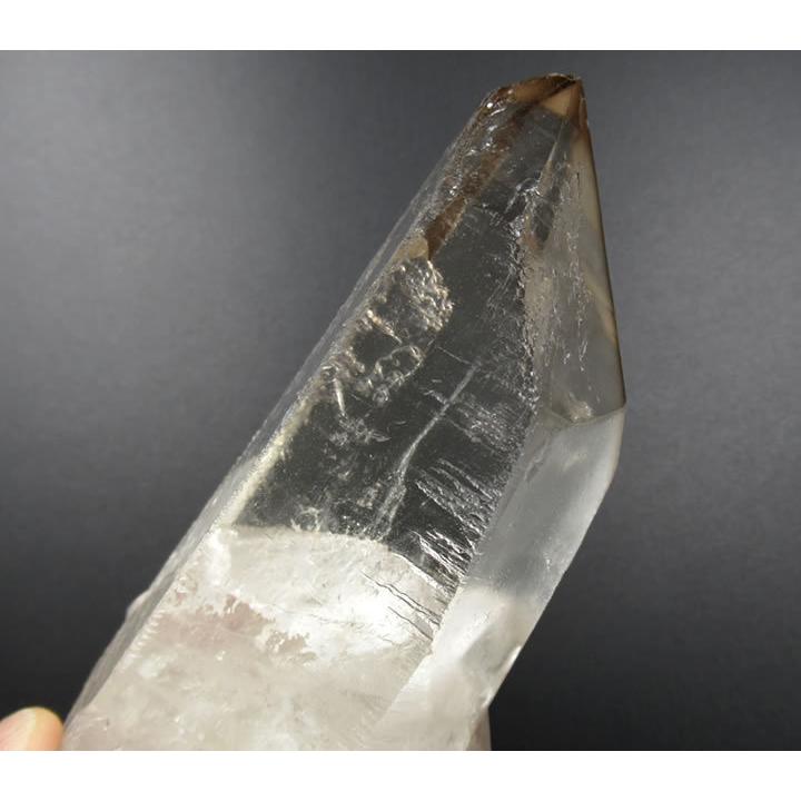 トライゴーニッククォーツ 水晶 大変稀少なシトリン 虹あり360g