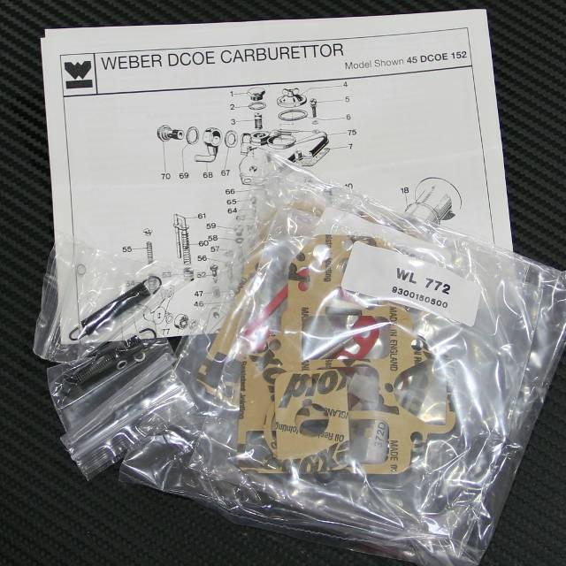 WEBER DCOE キャブレター サービス KIT 2基分セット NV175|ac-minds-aj|02