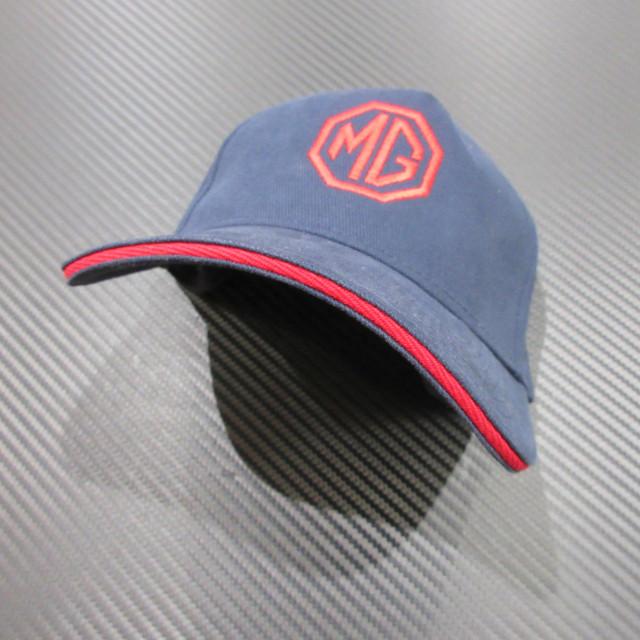 MG CAR CLUB ベースボールキャップ ネイビー/レッドロゴ : AC MINDS