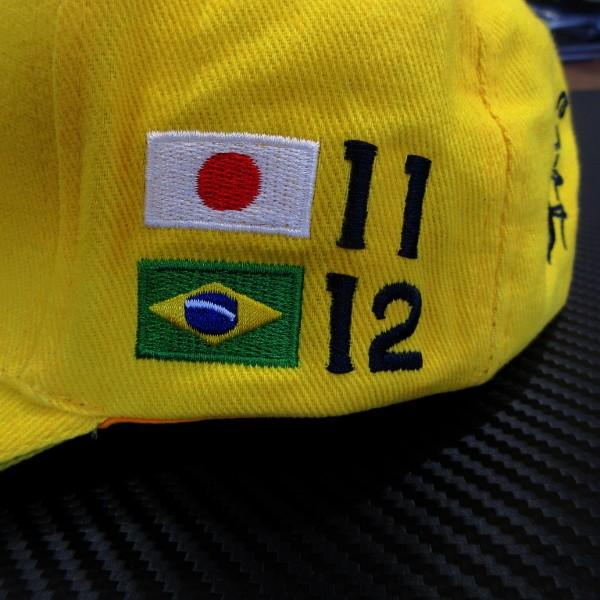 LOTUS Camel Team Lotus 11 日本国旗 12ブラジル国旗 刺繍キャップ