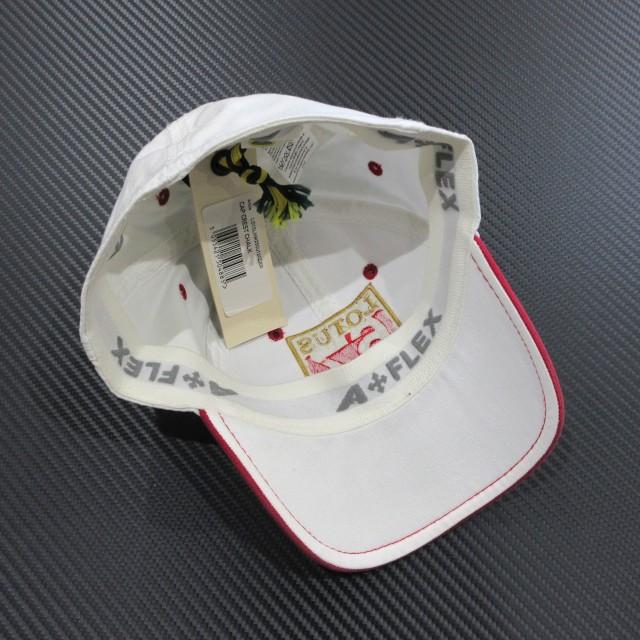 LOTUS ロータス ヘリテージキャップ ホワイト : AC MINDS AUTOJUMBLE