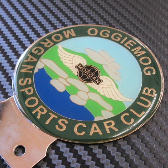 MORGAN SPORTS CAR CLUB OGGIEMOG カーバッジ : AC MINDS AUTOJUMBLE 