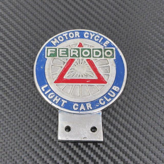 FERODO MOTOR CYCLLE & LIGHT CAR CLUB カーバッジ｜ac-minds-aj