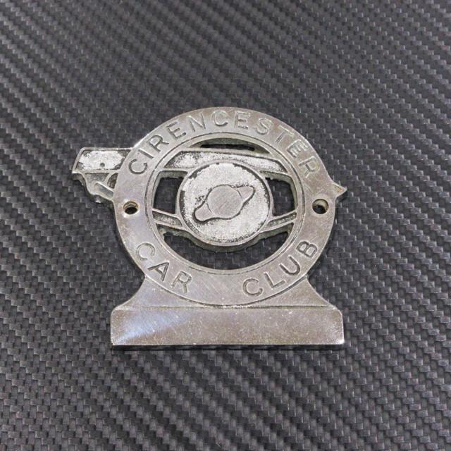 CIRENCESTER CAR CLUB カーバッジ