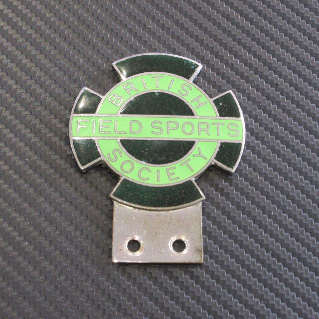 BRITISH FIELD SPORTS SOCIETY カーバッジ ボトムタイプ ACAJCarbatch263AC MINDS