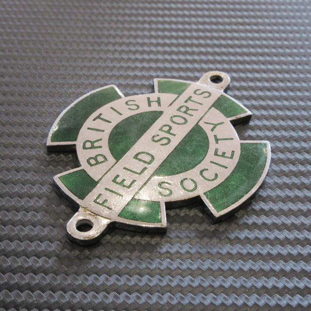 BRITISH FIELD SPORTS SOCIETY カーバッジ サイドタイプ ACAJCarbatch264AC MINDS