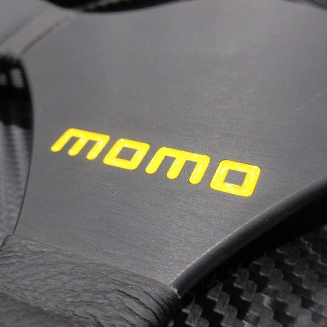 モモ MOMO ステアリングホイール ブラックレザー フラット モモ MOMO ステアリングホイール ブラックレザー フラット