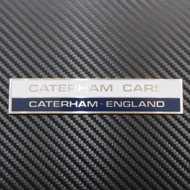 ケータハム　ロゴパーツ ケーターハム CATERHAM ケーターハムカーズ リアバッチ アルミ
