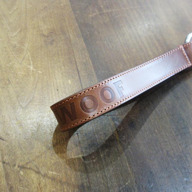 GOODWOOF レザードッグリードブラウン ベルト幅2.4cm_2
