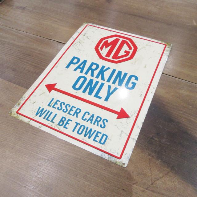 MG サインプレート PARKING ONLY : AC MINDS AUTOJUMBLE - 通販 - Yahoo!ショッピング