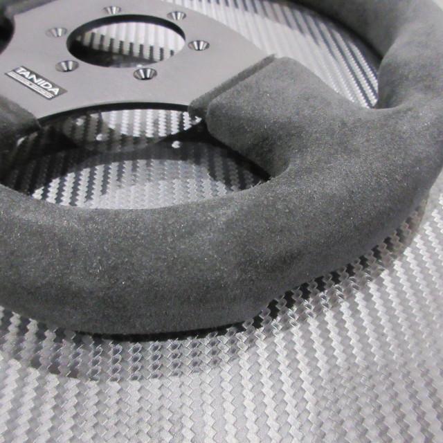 FORMULA スエード ステアリングホイール 300mm 中古 star5_sparco-l777-suede