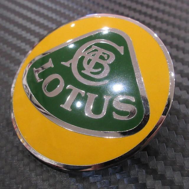 LOTUS ロータス ノーズバッジ グリーン＆オレンジ 七宝タイプ ／ ELISE