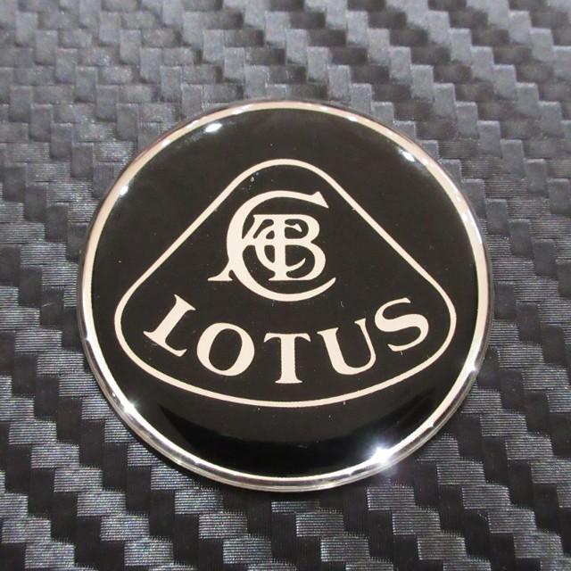 ロータス LOTUS ホイールセンターバッジ ブラック リプロ ／ LOUS