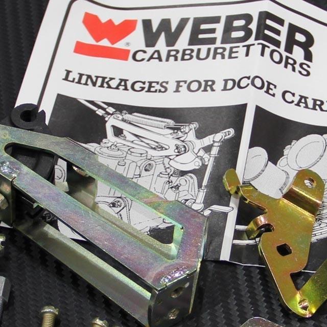 WEBER DCOE スロットル リンケージ KIT トップマウント : AC MINDS