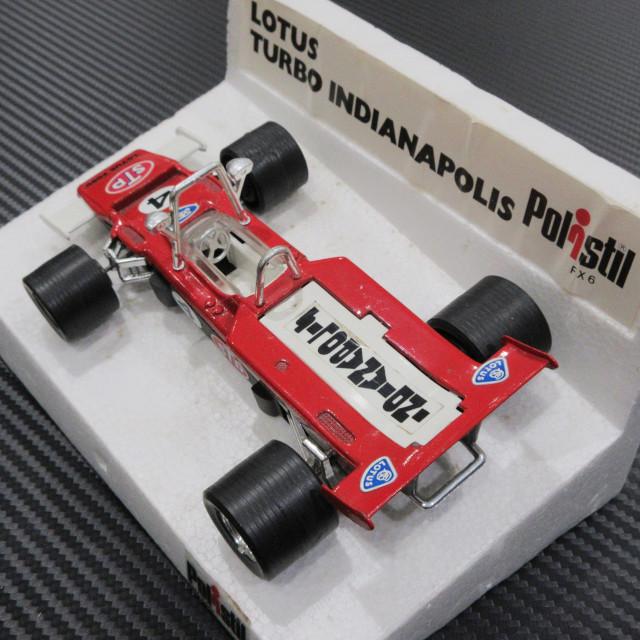ミニカー　lotus turbo Indianapolis-f.i F1 レーシングカー　 POLITOYS POLISTIL ポリスチール 1/25 LOTUS F1 TURBO INDIANAPOLIS No