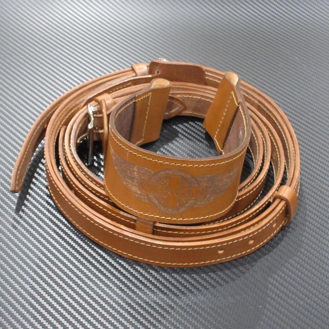 MORGAN モーガン レザー ラゲッジストラップ ブラウン | 