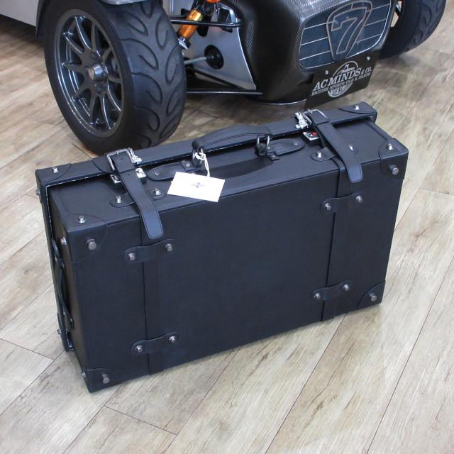 送料無料対象外】MORGAN モーガン レザー トランク型スーツケース 防水