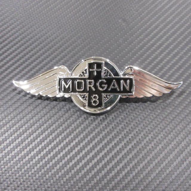 MORGAN モーガン Morgan Plus8 ノーズバッジ クローム : AC MINDS