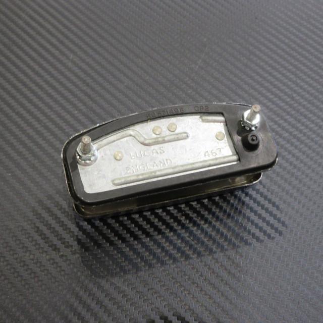 LUCAS 467 ナンバープレートランプ クローム リプロ品 : AC MINDS
