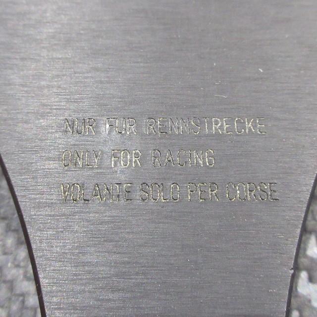 パーソナル Personal ステアリングホイール 赤スエード フラットタイプ