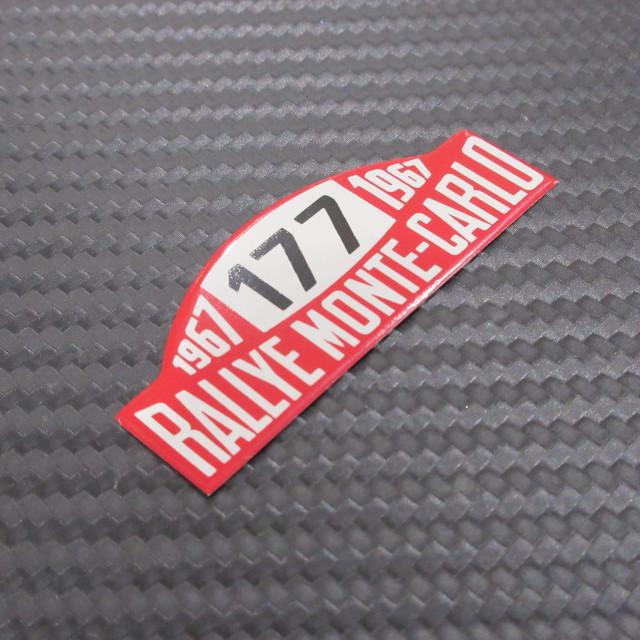 モンテカルロラリー RALLYE MONTE-CARLO 1967 N.o177 ローバーミニ