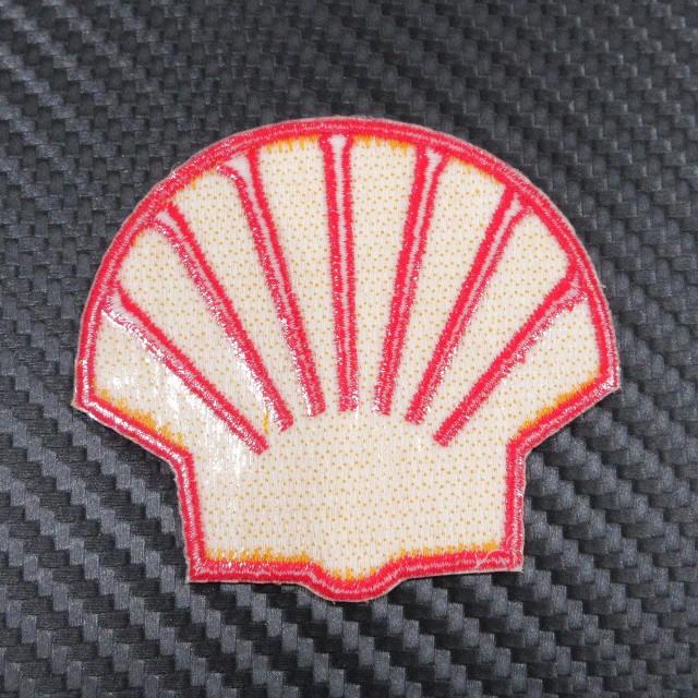 Shell シェル ロゴ クロスバッジ アイロン用 Acaj Sticker 261 Ac Minds Autojumble 通販 Yahoo ショッピング