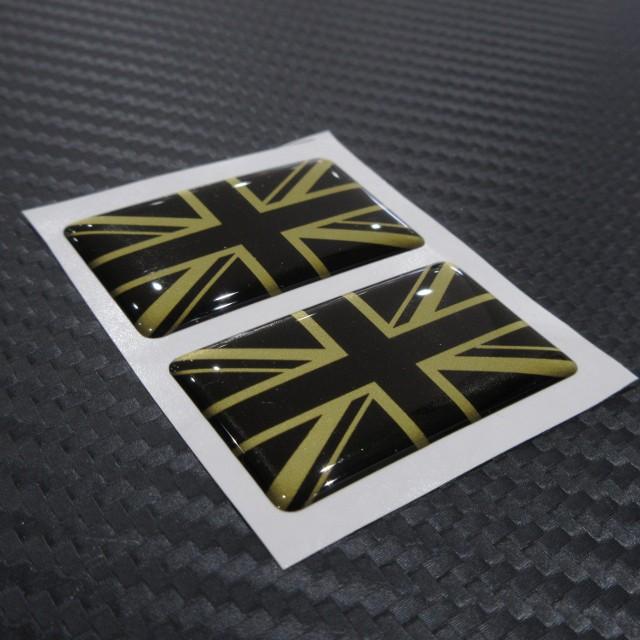 Union Jack ユニオンジャック 3Dステッカー 2枚セット