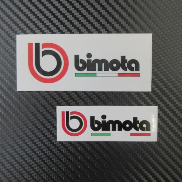 bimota ビモータステッカー 大小サイズセット 外貼り横長ステッカー 