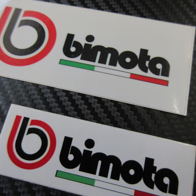 bimota ビモータステッカー 大小サイズセット 外貼り横長ステッカー 