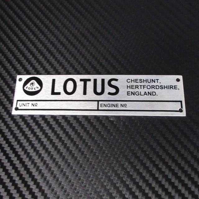 LOTUS ロータス シャーシープレート リプロダクト ／ Classic : AC