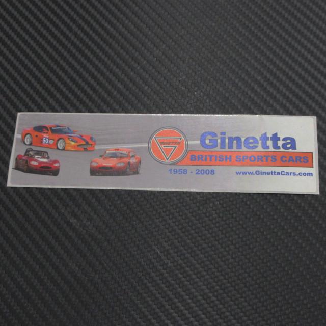 GINETTA BRITISH SPORTS CARS 1958-2008 紙ステッカー 外貼り : AC MINDS AUTOJUMBLE ...