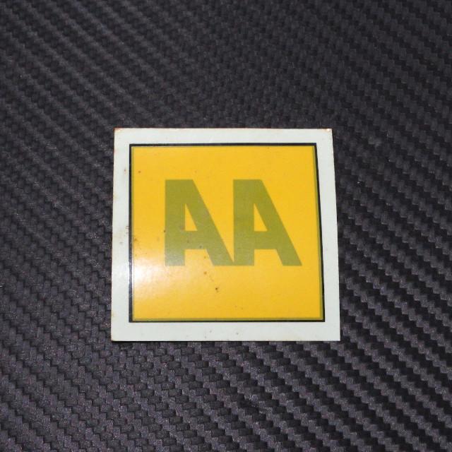 訳あり】AA Automobile Association 内貼り ステッカー : AC MINDS