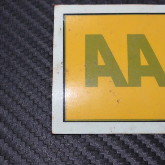 訳あり】AA Automobile Association 内貼り ステッカー : AC MINDS