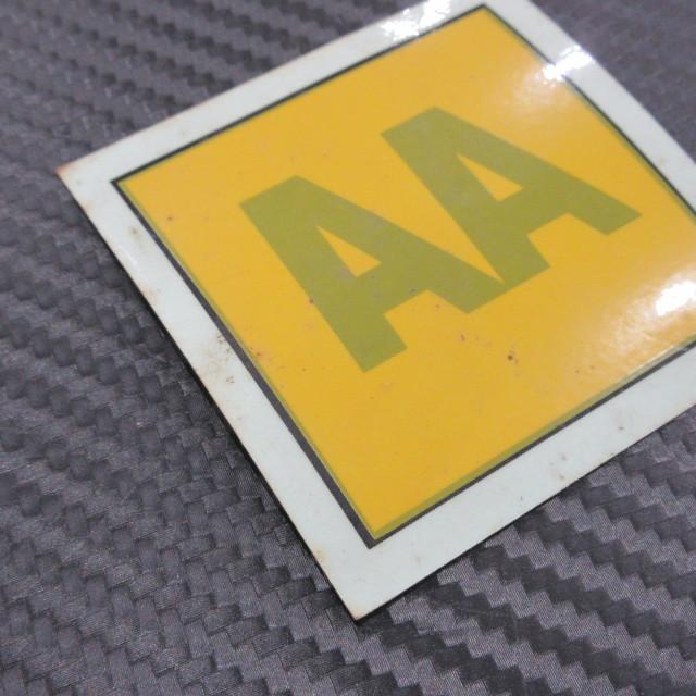 訳あり】AA Automobile Association 内貼り ステッカー : AC MINDS