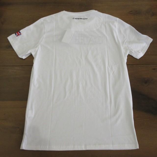 ケーターハム CATERHAM 半袖 Tシャツ ／ ホワイト＆ブラックフォント