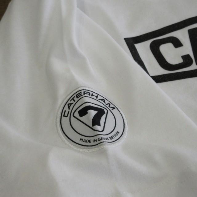 ケーターハム CATERHAM 半袖 Tシャツ ／ ホワイト＆ブラックフォント