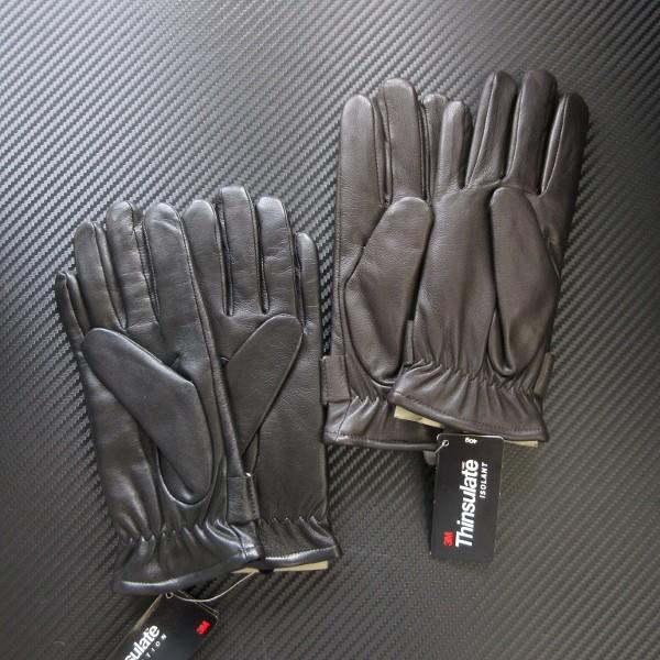 MORGAN モーガン シンサレートレザードライビンググローブ ブラック