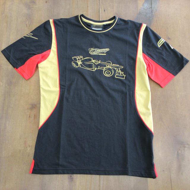 LOTUS ロータス F1 TEAM キミ ライコネン Tシャツ ブラック LOTUS ロータス F1 TEAM キミ ライコネン Tシャツ ブラック
