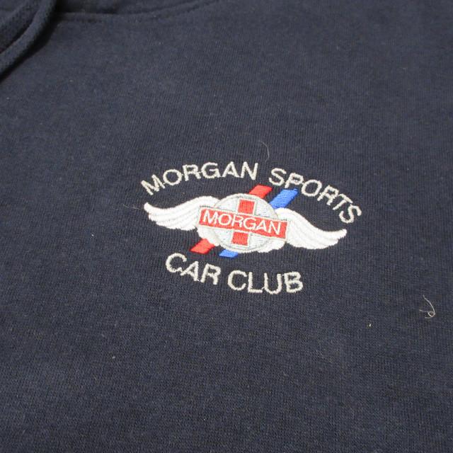 Morgan Motor Co. フード付きスウェット ネイビー