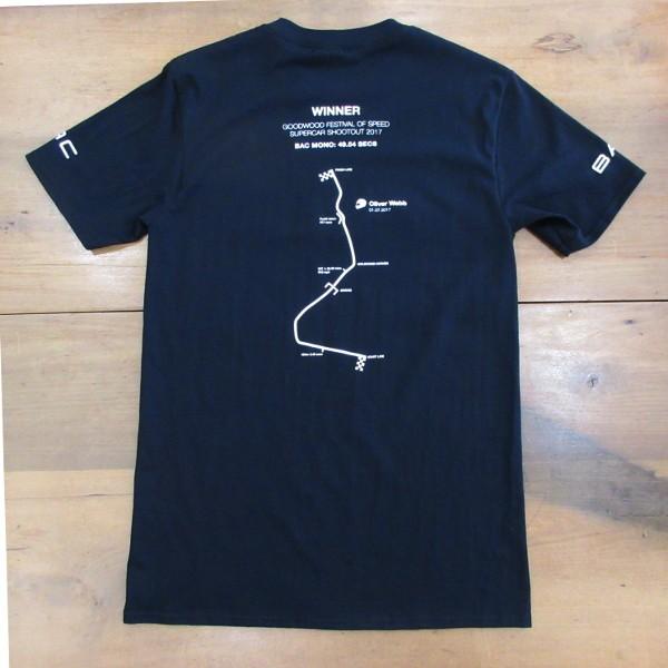 ビーエーシー モノ オフィシャルプリント半袖Tシャツ ブラック