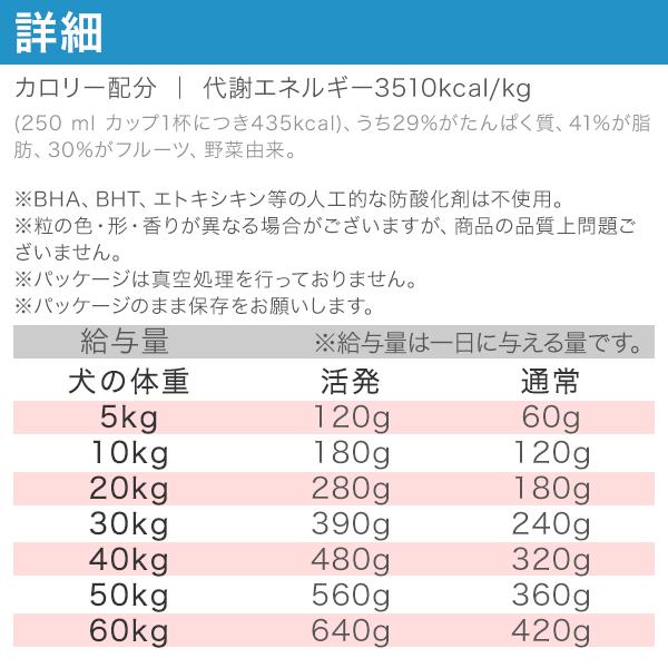 アカナ アダルトドッグレシピ 17kg (正規品) ブリーダパック 全犬種 成犬用 ドッグフード お徳用 多頭飼い カナダ産 賞味期限2025.8月｜acana-orijen｜04