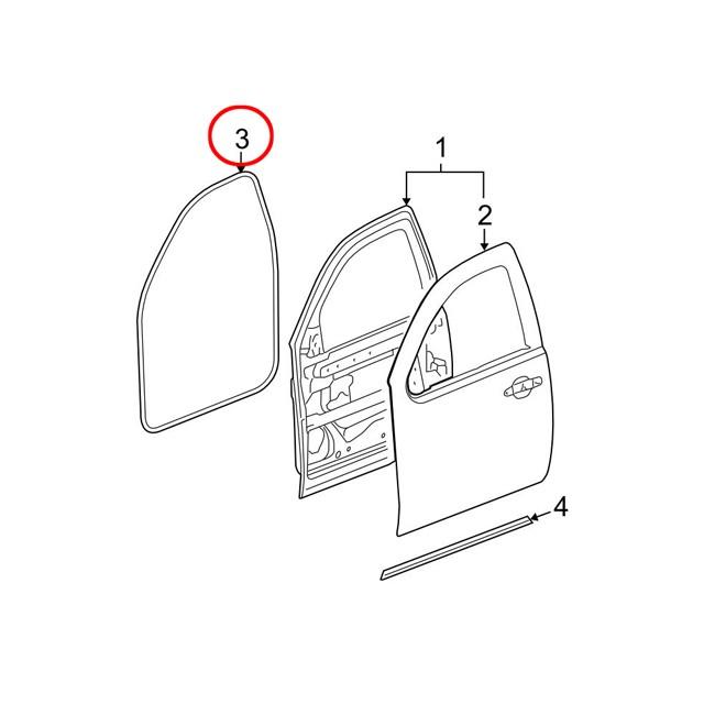 時雨2/4 67871)Rドアウェザストリップ トヨタ トヨタ純正品番先頭67 【通販