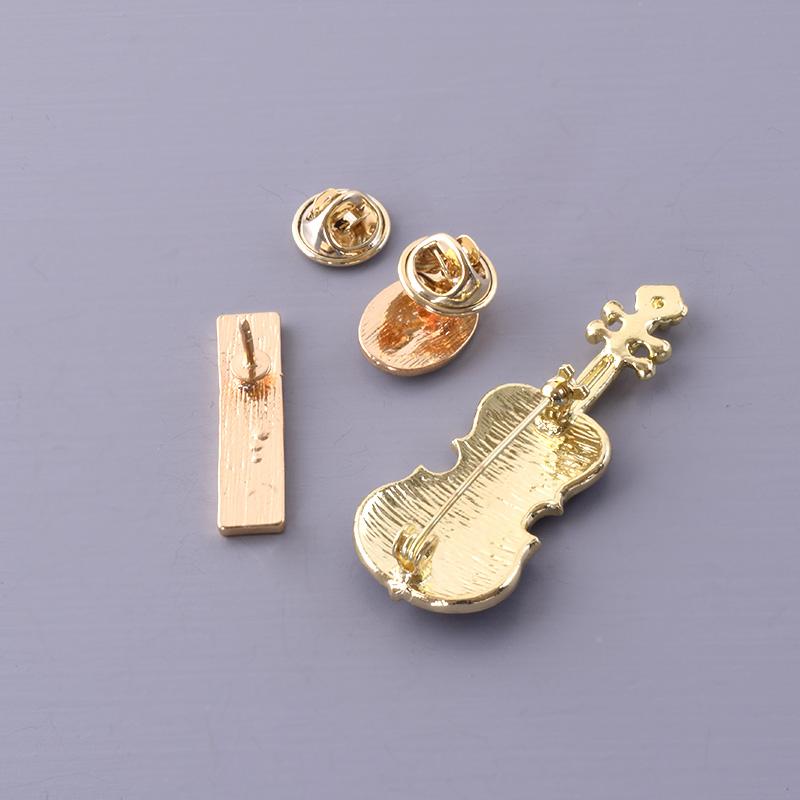 ブローチ 楽器3点セット バイオリン ピアノ 音符 ジャケット スーツ