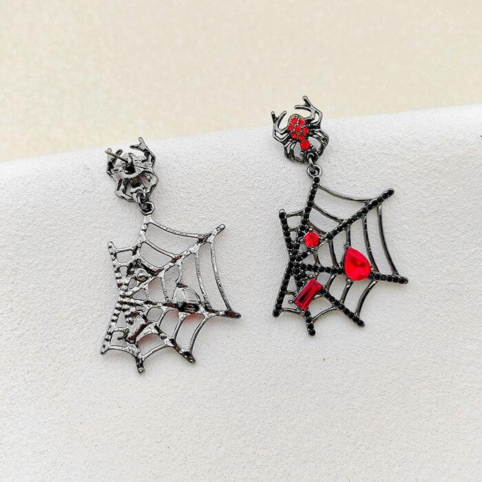 ピアス 蜘蛛の巣 ハロウィン ハロウィンパーティー ぶら下がり 個性的 |  | 03